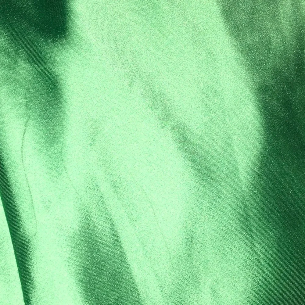 TopShop Angel Sleeve Bias Cut Satin Dress Green 8 - Picture 8 of 11